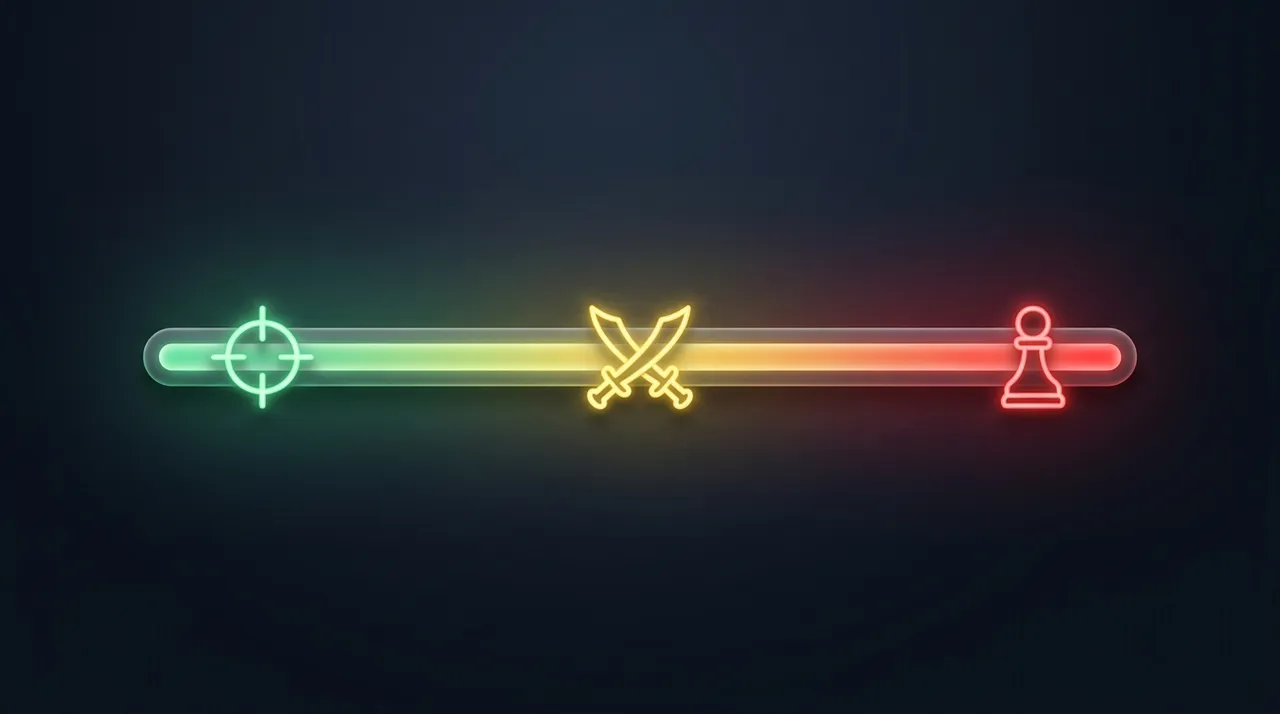 How much ping hurts depends on the genre: shooters live on the green end, turn-based games barely notice the red